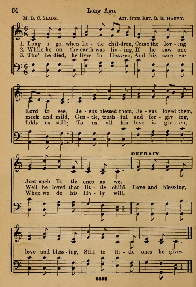 Little Sacred Songs: for Little Singers of the primary department of the Sunday school, and for Kindergartens and the home page 64