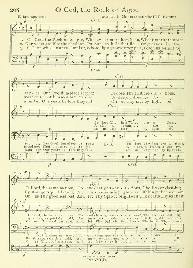 Life-Time Hymns: a collection of old and new hymns of the Christian Church page 216