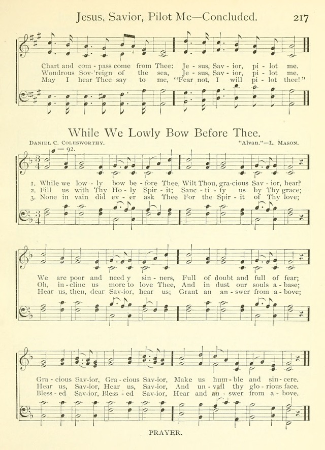 Life-Time Hymns: a collection of old and new hymns of the Christian Church page 225
