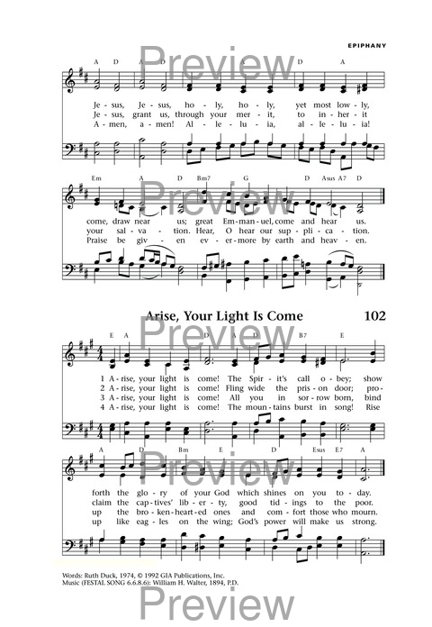 Lift Up Your Hearts: psalms, hymns, and spiritual songs page 113