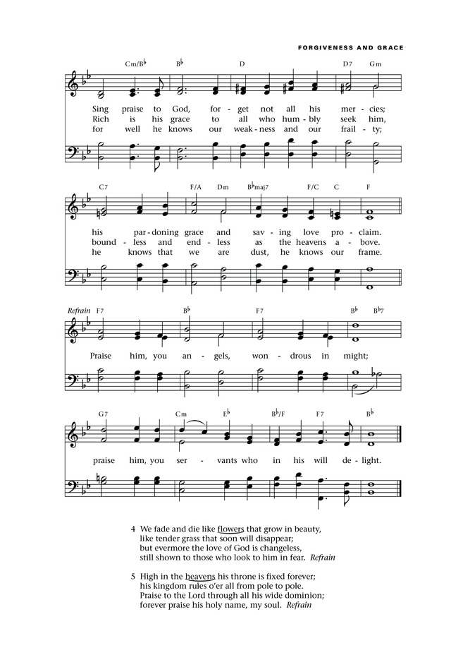 Lift Up Your Hearts: psalms, hymns, and spiritual songs page 744