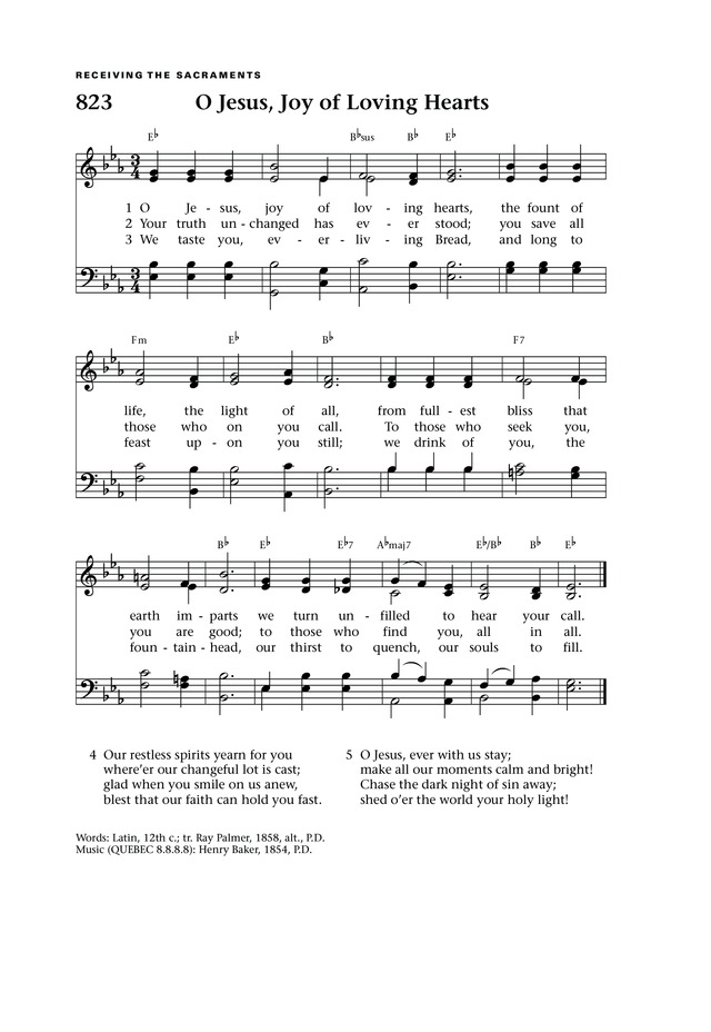Lift Up Your Hearts: psalms, hymns, and spiritual songs page 899