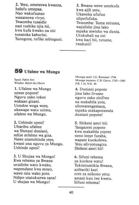 Mwimbieni Bwana: msifuni Mungu, mfalme wa mbingu na nchi! page 30