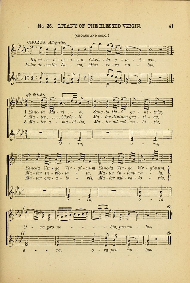 May Blossoms, a collection of hymns to the Blessed Virgin page 41