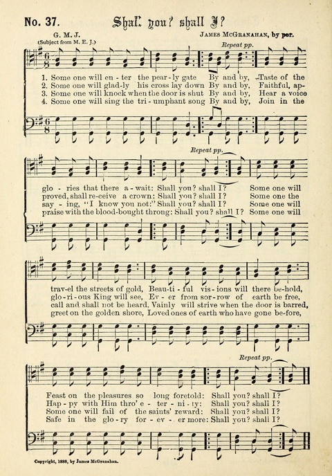 The Male Chorus No. 1: for use in gospel meetings, Christian associations and other religious services page 38