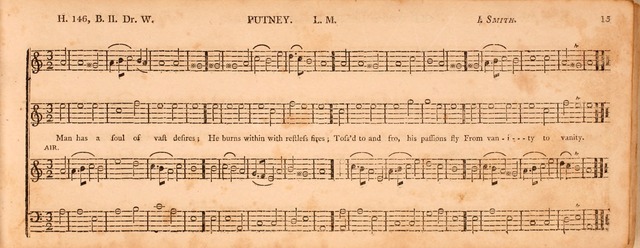 The Middlesex Collection of Church Music: or, ancient psalmody revived: containing a variety of psalm tunes, the most suitable to be used in divine service (2nd ed. rev. cor. and enl.) page 15