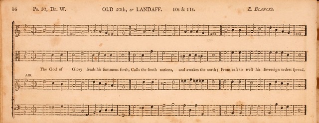 The Middlesex Collection of Church Music: or, ancient psalmody revived: containing a variety of psalm tunes, the most suitable to be used in divine service (2nd ed. rev. cor. and enl.) page 16