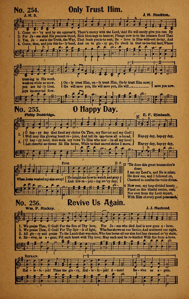 Make Christ King. Combined: a selection of high class gospel hymns for use in general worship and special evangelistic meetings page 228
