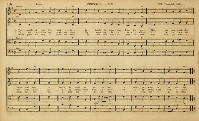 The Mozart Collection of Sacred Music: containing melodies, chorals, anthems and chants, harmonized in four parts; together with the celebrated Christus and Miserere by ZIngarelli page 116