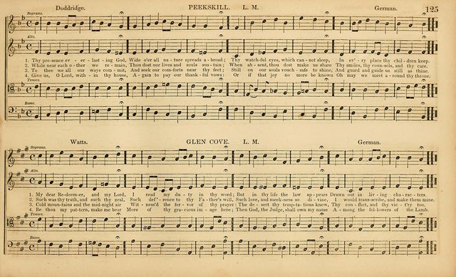 The Mozart Collection of Sacred Music: containing melodies, chorals, anthems and chants, harmonized in four parts; together with the celebrated Christus and Miserere by ZIngarelli page 125