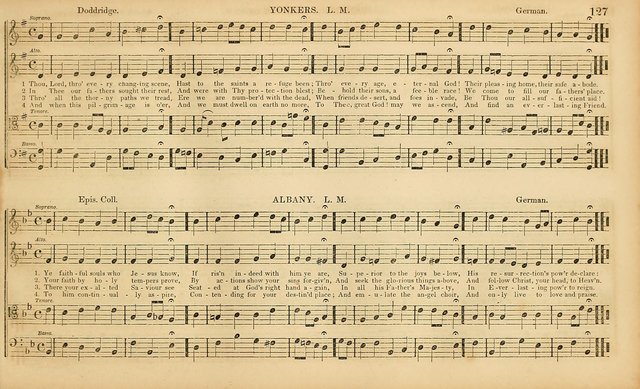 The Mozart Collection of Sacred Music: containing melodies, chorals, anthems and chants, harmonized in four parts; together with the celebrated Christus and Miserere by ZIngarelli page 127