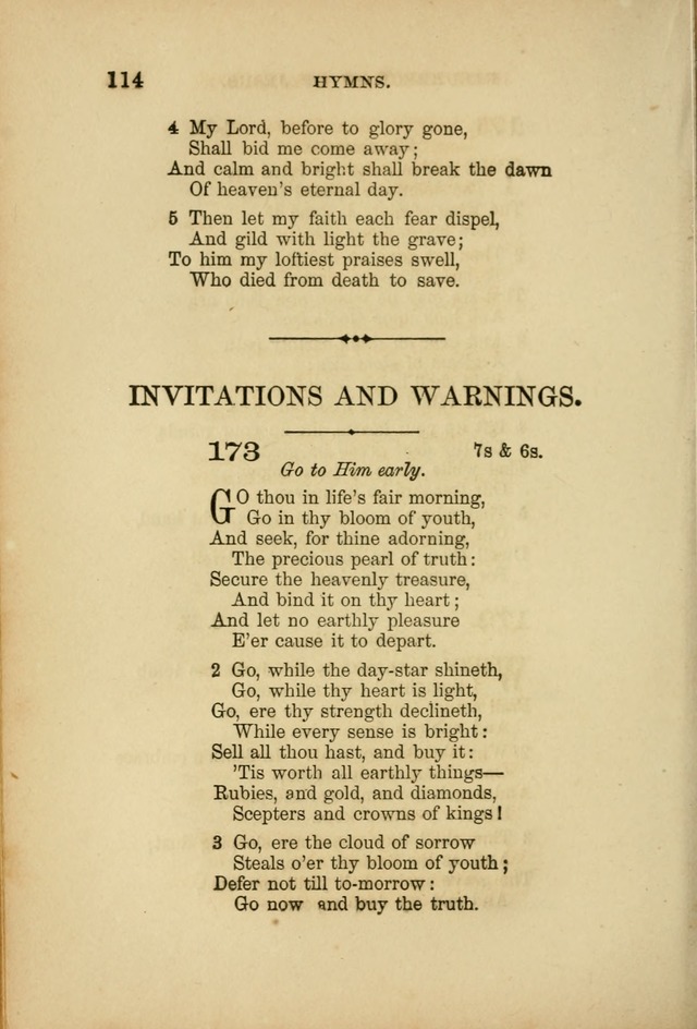 A Manual of Devotion and Hymns for the House of Refuge, City of New York page 190