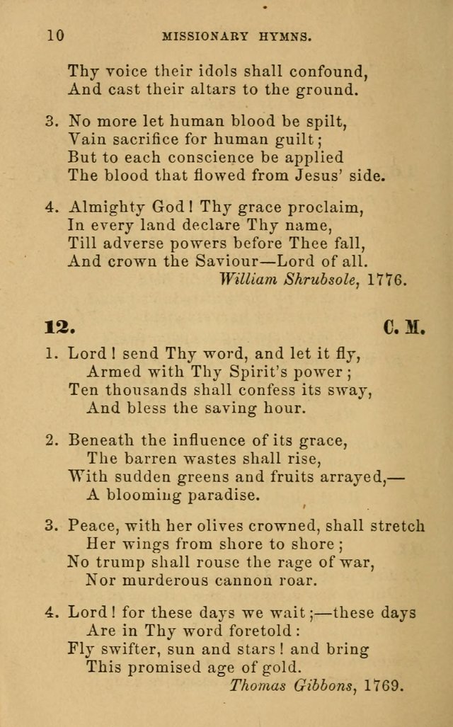 Missionary Hymns page 10