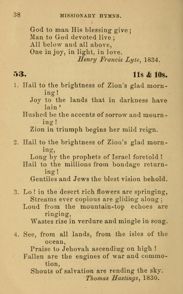 Missionary Hymns page 38