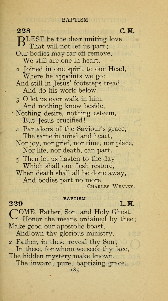 The Methodist Hymnal (Text only edition) page 185