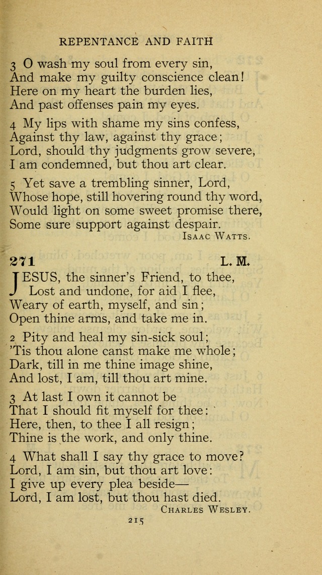 The Methodist Hymnal (Text only edition) page 215