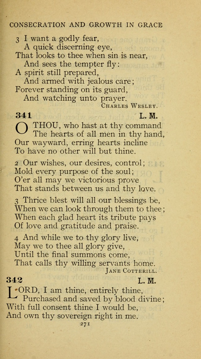 The Methodist Hymnal (Text only edition) page 271