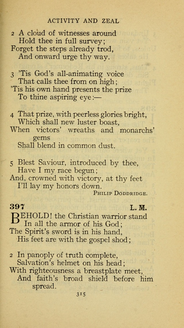 The Methodist Hymnal (Text only edition) page 315