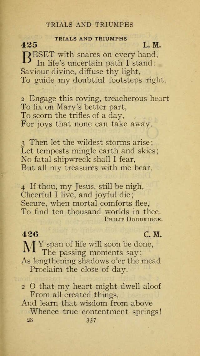 The Methodist Hymnal (Text only edition) page 337