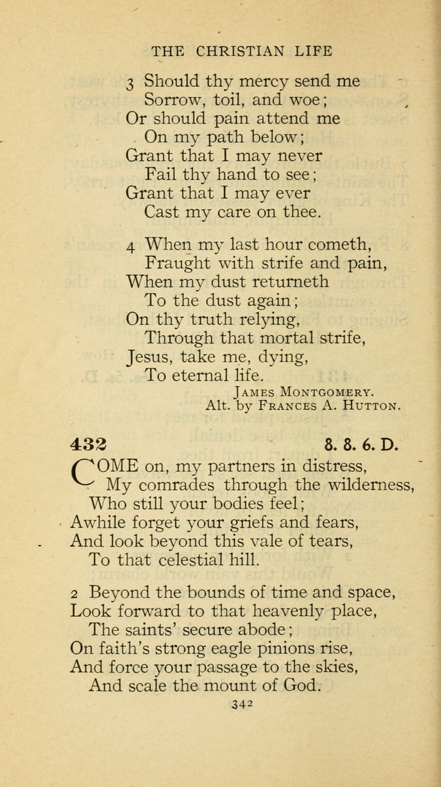The Methodist Hymnal (Text only edition) page 342
