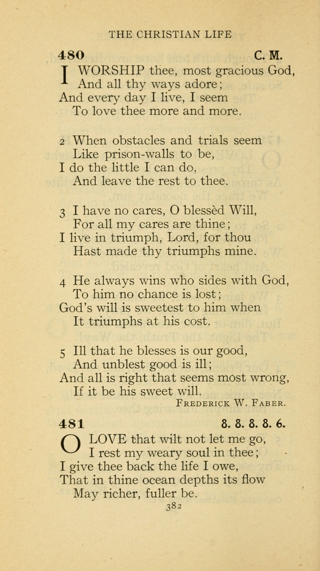 The Methodist Hymnal (Text only edition) page 382