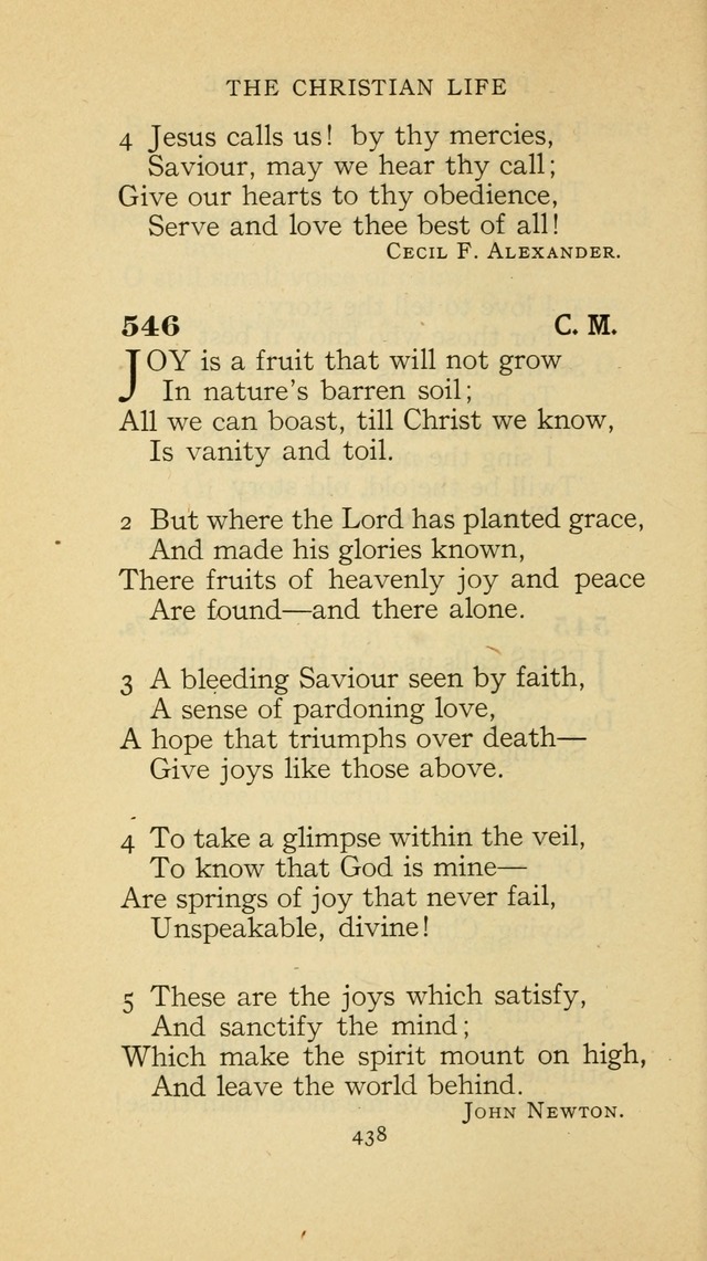 The Methodist Hymnal (Text only edition) page 438