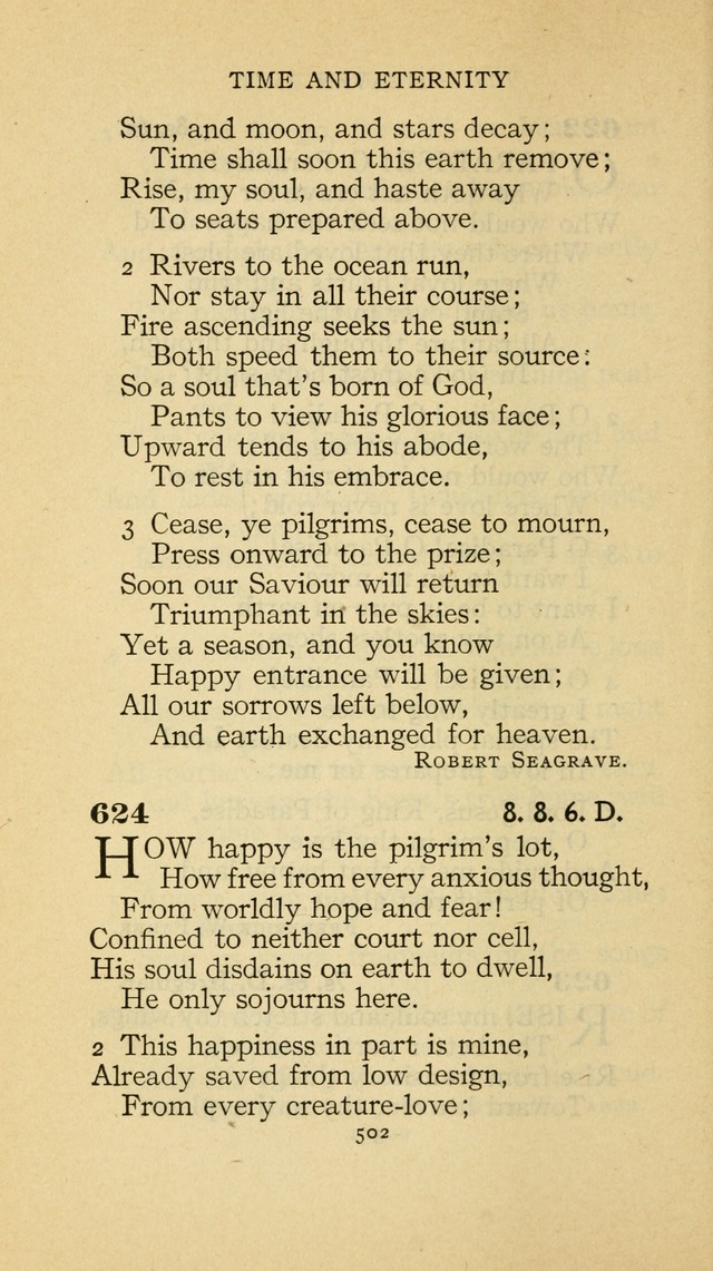 The Methodist Hymnal (Text only edition) page 502