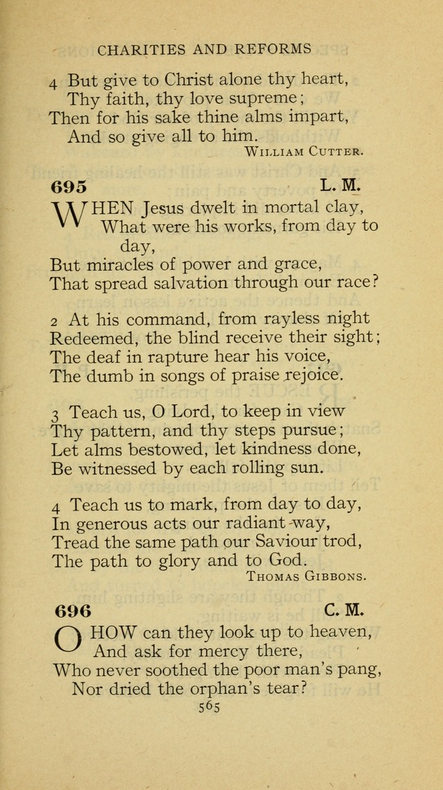 The Methodist Hymnal (Text only edition) page 565