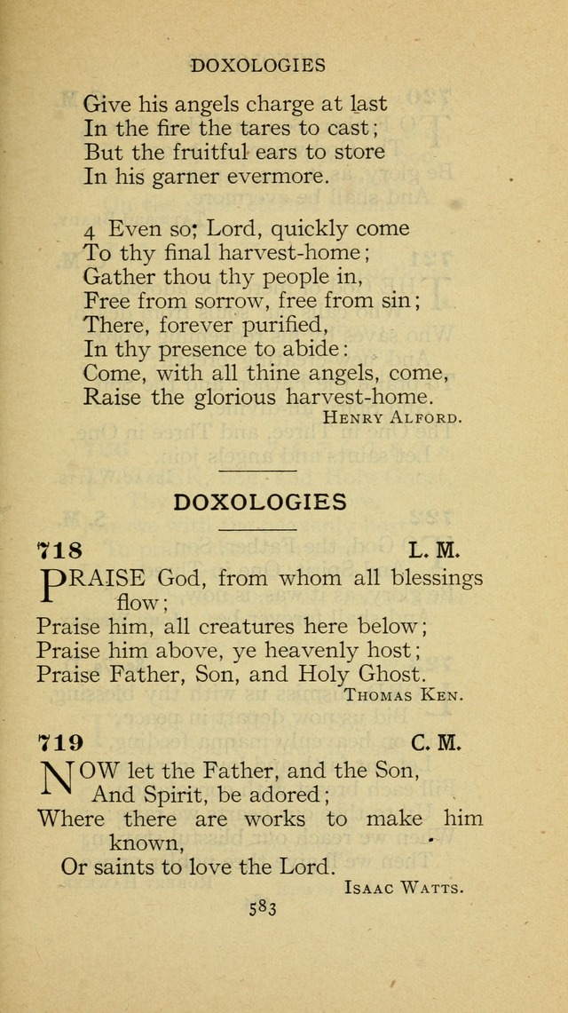 The Methodist Hymnal (Text only edition) page 583