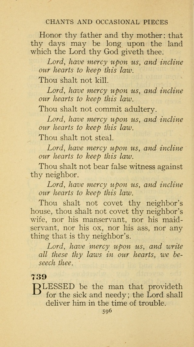 The Methodist Hymnal (Text only edition) page 596