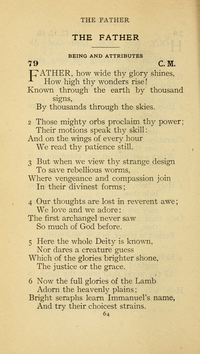 The Methodist Hymnal (Text only edition) page 64