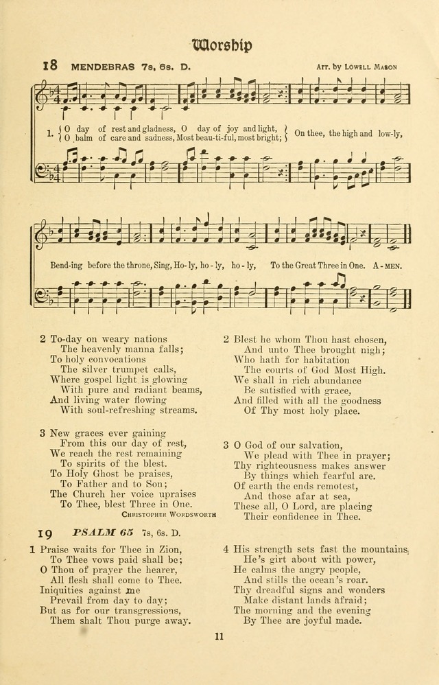 Montreat Hymns: psalms and gospel songs with responsive scripture readings page 11