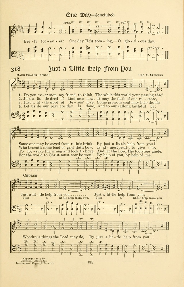 Montreat Hymns: psalms and gospel songs with responsive scripture readings page 135