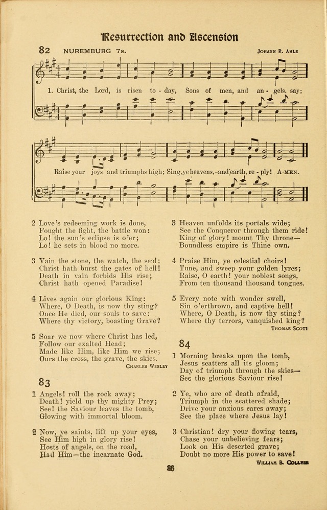 Montreat Hymns: psalms and gospel songs with responsive scripture readings page 36