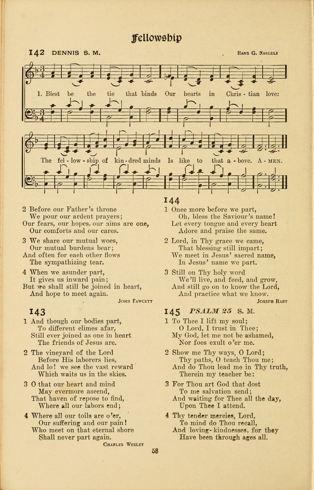 Montreat Hymns: psalms and gospel songs with responsive scripture readings page 58