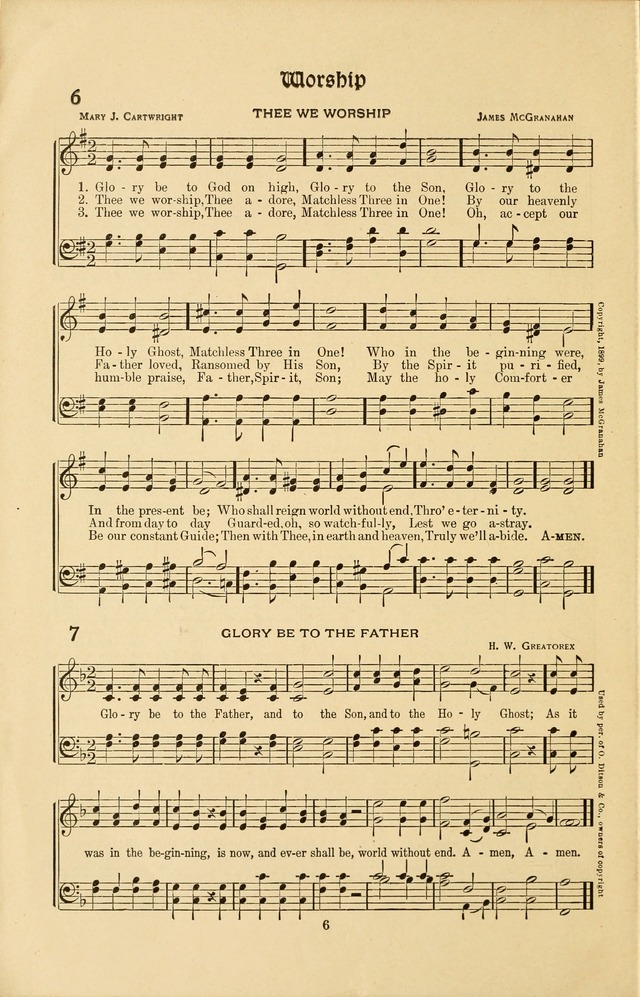 Montreat Hymns: psalms and gospel songs with responsive scripture readings page 6