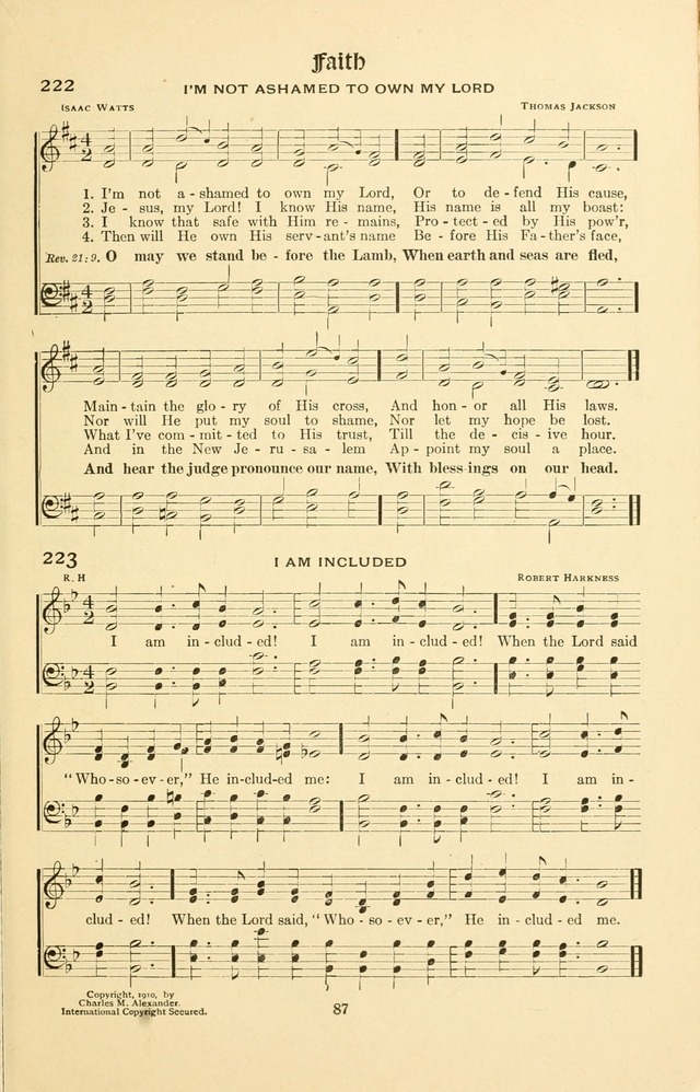 Montreat Hymns: psalms and gospel songs with responsive scripture readings page 87