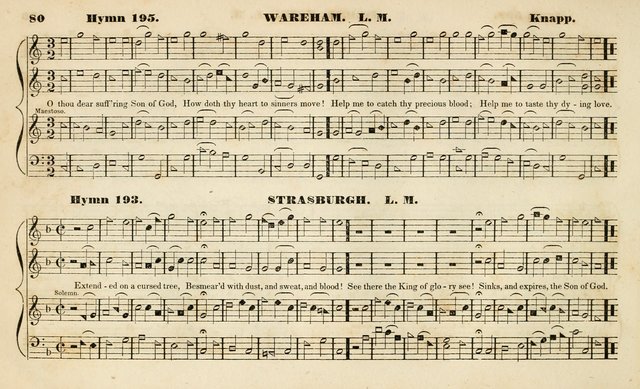 The Methodist Harmonist, containing a collection of tunes from the best authors, embracing every variety of metre, and adapted to the worship of the Methodist Episcopal Church. New ed. page 99