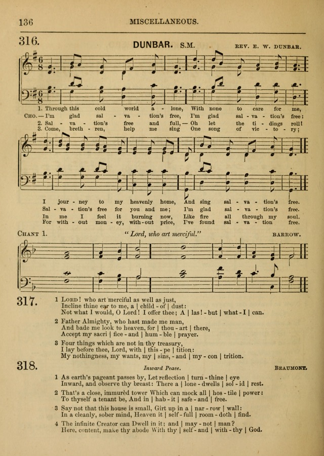 Melodies and Hymns for Divine Service in Appleton Chapel page 132