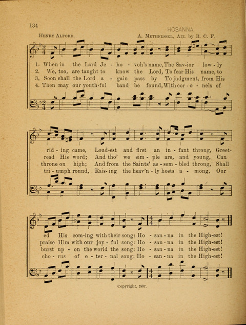 Missionary Hymnal: for the use of junior and juvenile missionary socieites page 134