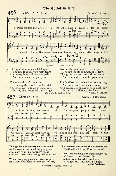 The Methodist Hymnal: Official hymnal of the methodist episcopal church and the methodist episcopal church, south page 318