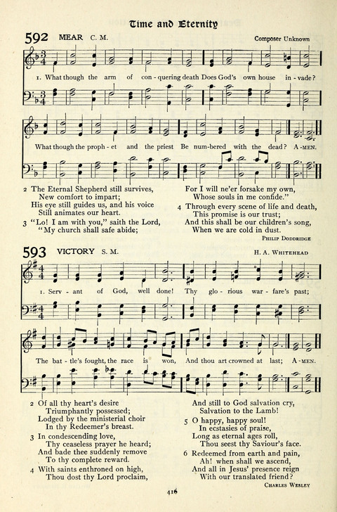 The Methodist Hymnal: Official hymnal of the methodist episcopal church and the methodist episcopal church, south page 416