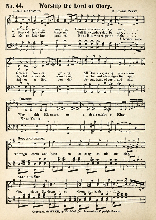 Magnificat: a Hymnal for Sunday Schools page 42