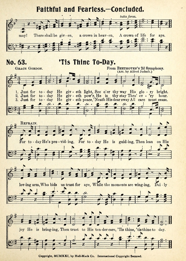 Magnificat: a Hymnal for Sunday Schools page 61