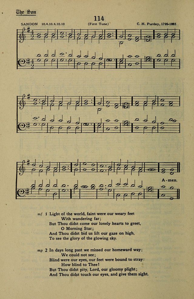 Methodist Hymn and Tune Book: official hymn book of the Methodist Church page 126