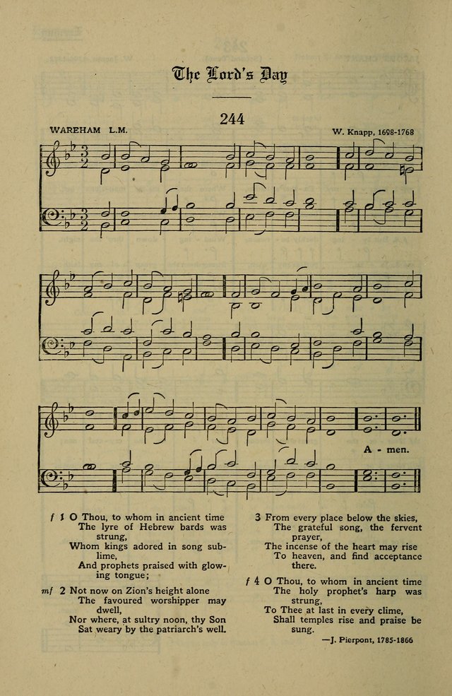 Methodist Hymn and Tune Book: official hymn book of the Methodist Church page 268