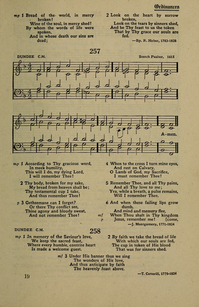 Methodist Hymn and Tune Book: official hymn book of the Methodist Church page 281
