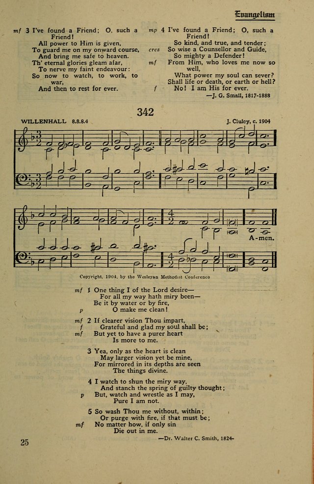 Methodist Hymn and Tune Book: official hymn book of the Methodist Church page 377