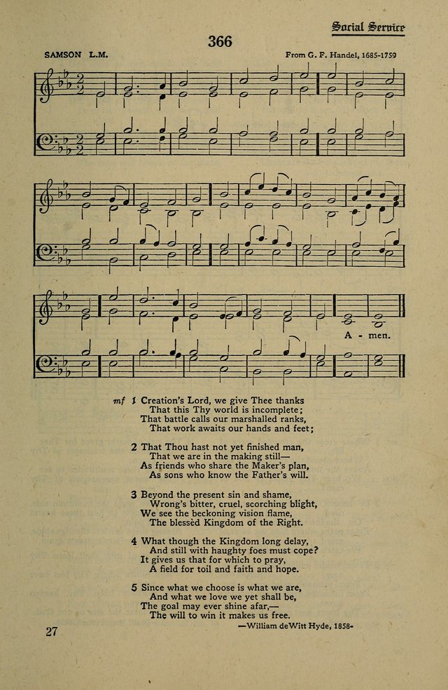 Methodist Hymn and Tune Book: official hymn book of the Methodist Church page 409