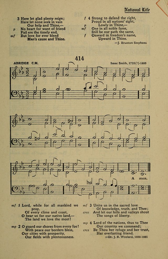 Methodist Hymn and Tune Book: official hymn book of the Methodist Church page 459